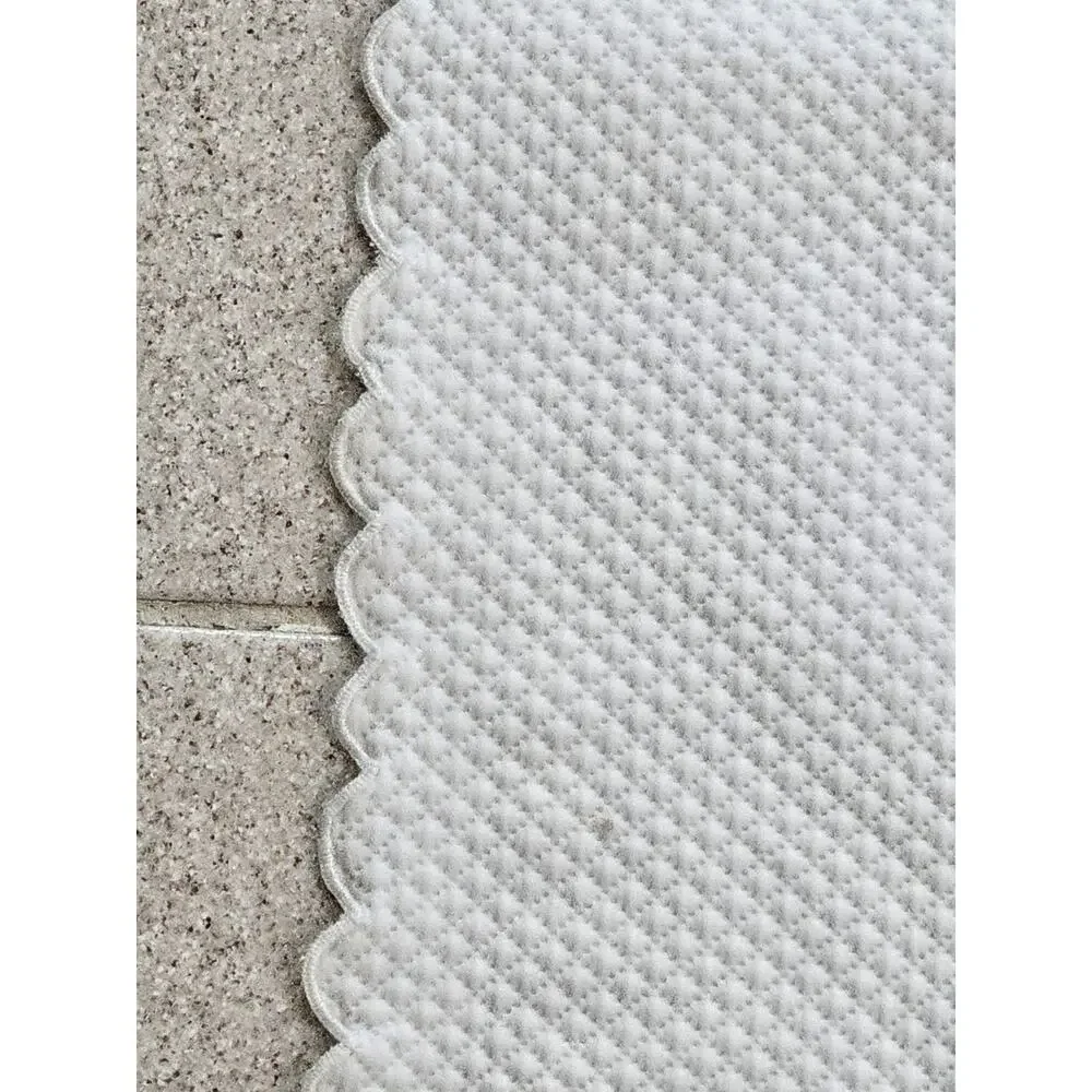 Antique White Embroidered baby Cot coverlet, Scalloped Edge, 63 X 48, Pristine!